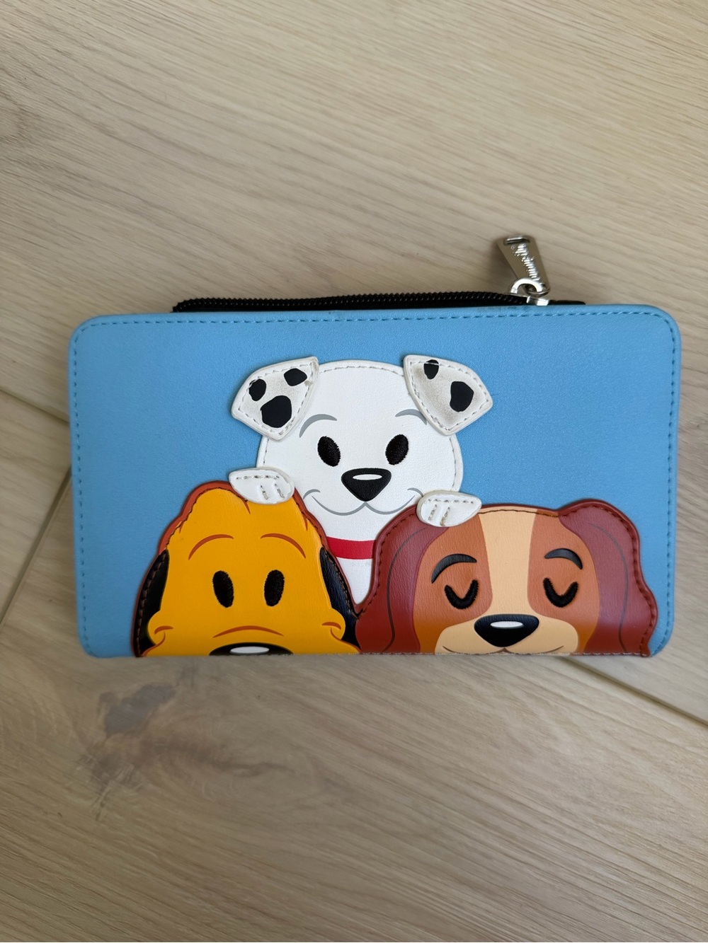 Loungefly Blue Disney Dogs Zip Wallet